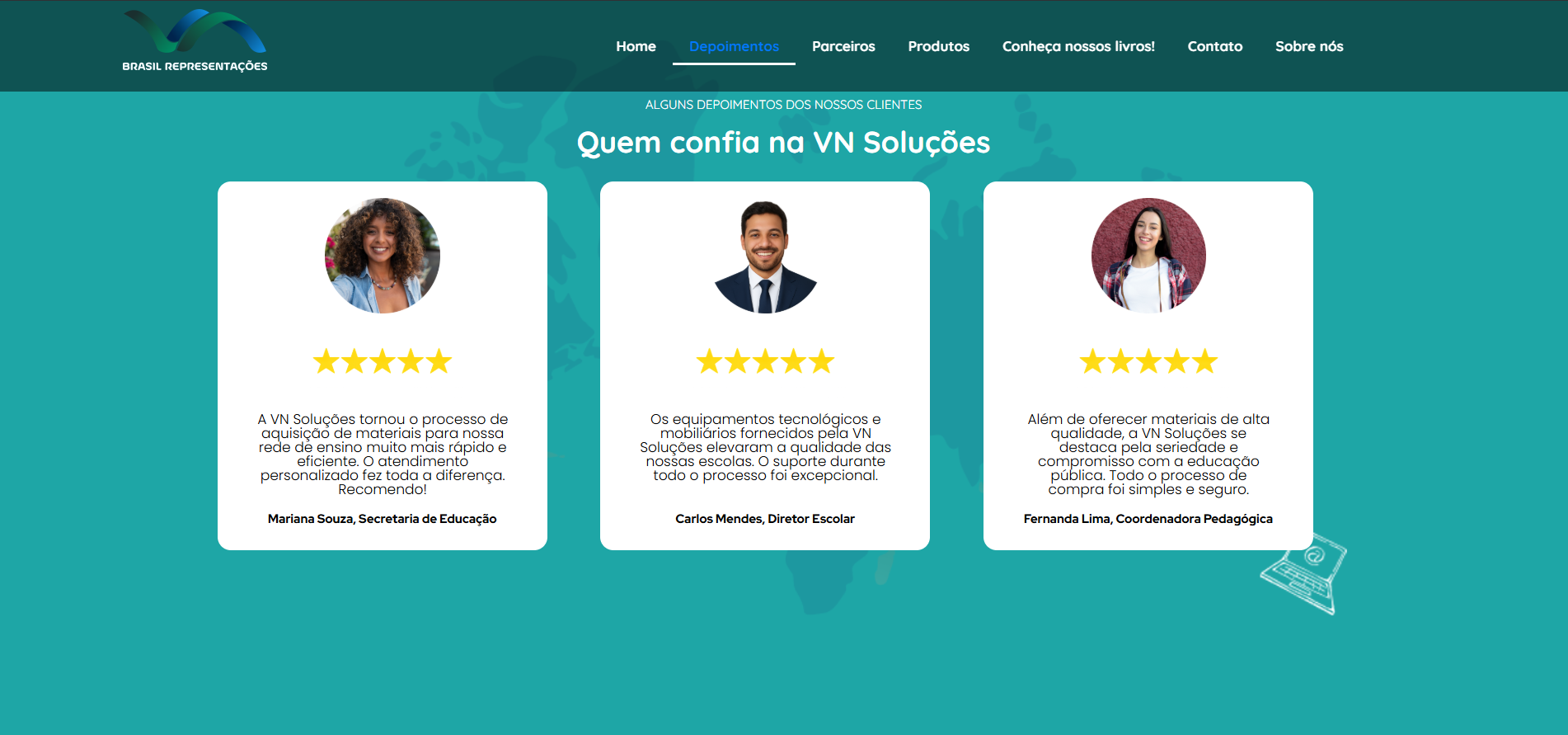 Brasil Representações — Depoimentos